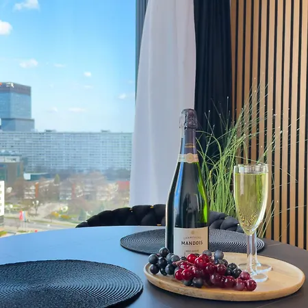 Urban Global Premium - 14th Floor No 14 - Air Condition - Free Garage * Katowice