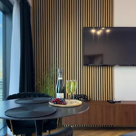 Apartment Urban Global Premium - 14th Floor No 14 - Air Condition - Free Garage Katowice