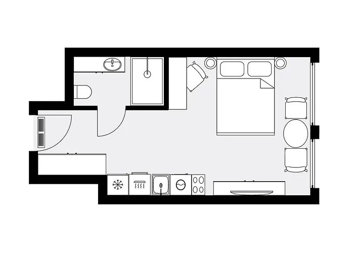 Urban Global Premium 14th Floor No 14, Free Garage, Self Check-in, No Deposit * 카토비체